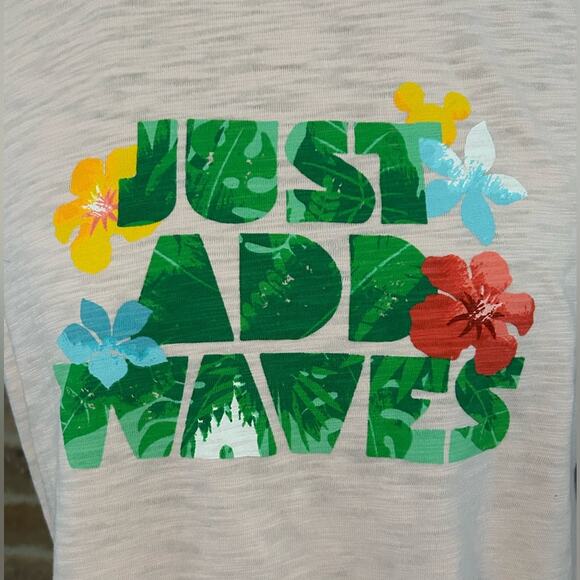 Disney Just add waves castle sleeveless t shirt pink size M/L - Picture 7 of 10